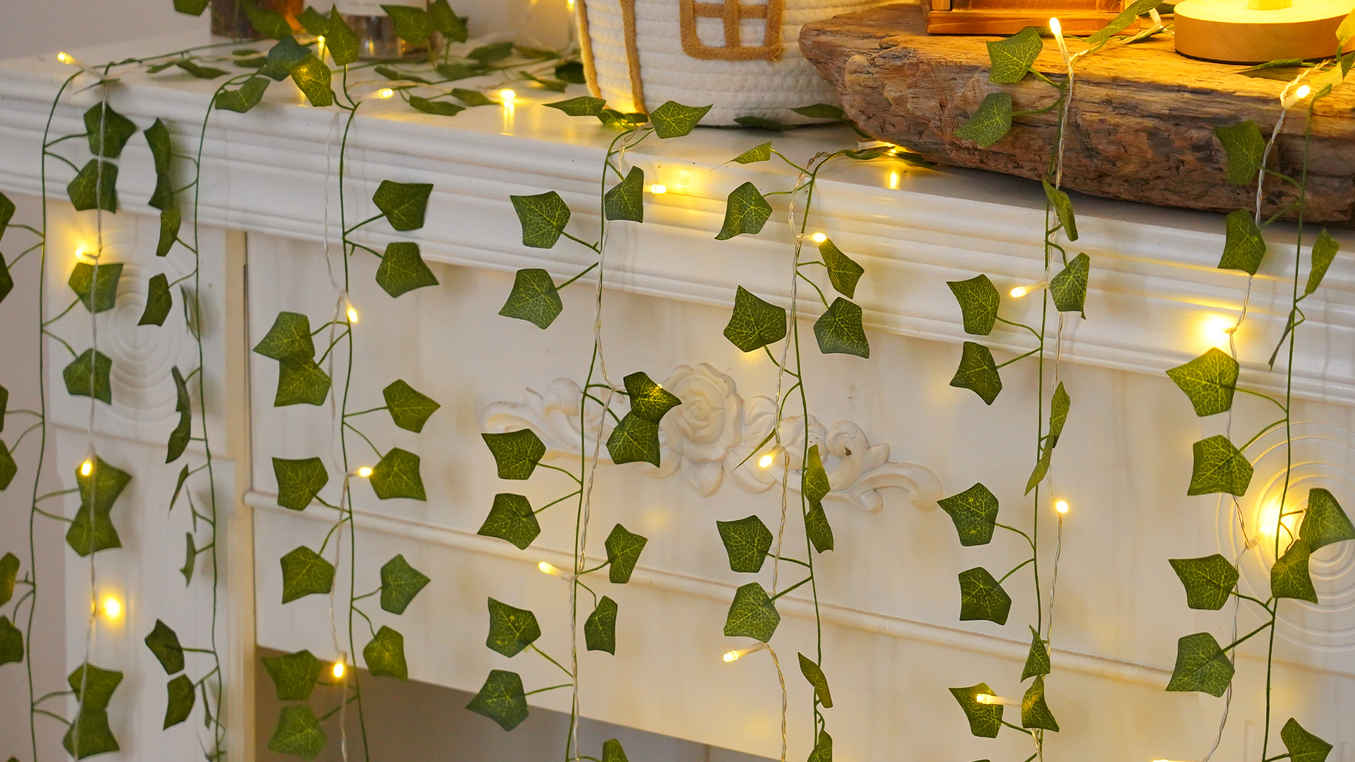 Amazon.com: KASZOO 84Ft 12 Pack Artificial Ivy Garland Fake Plants